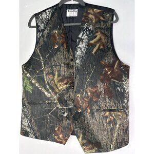 Tuxedo Park Accessories Mens Vest Size L Fall Leaf Print Formal Harvest Autumn